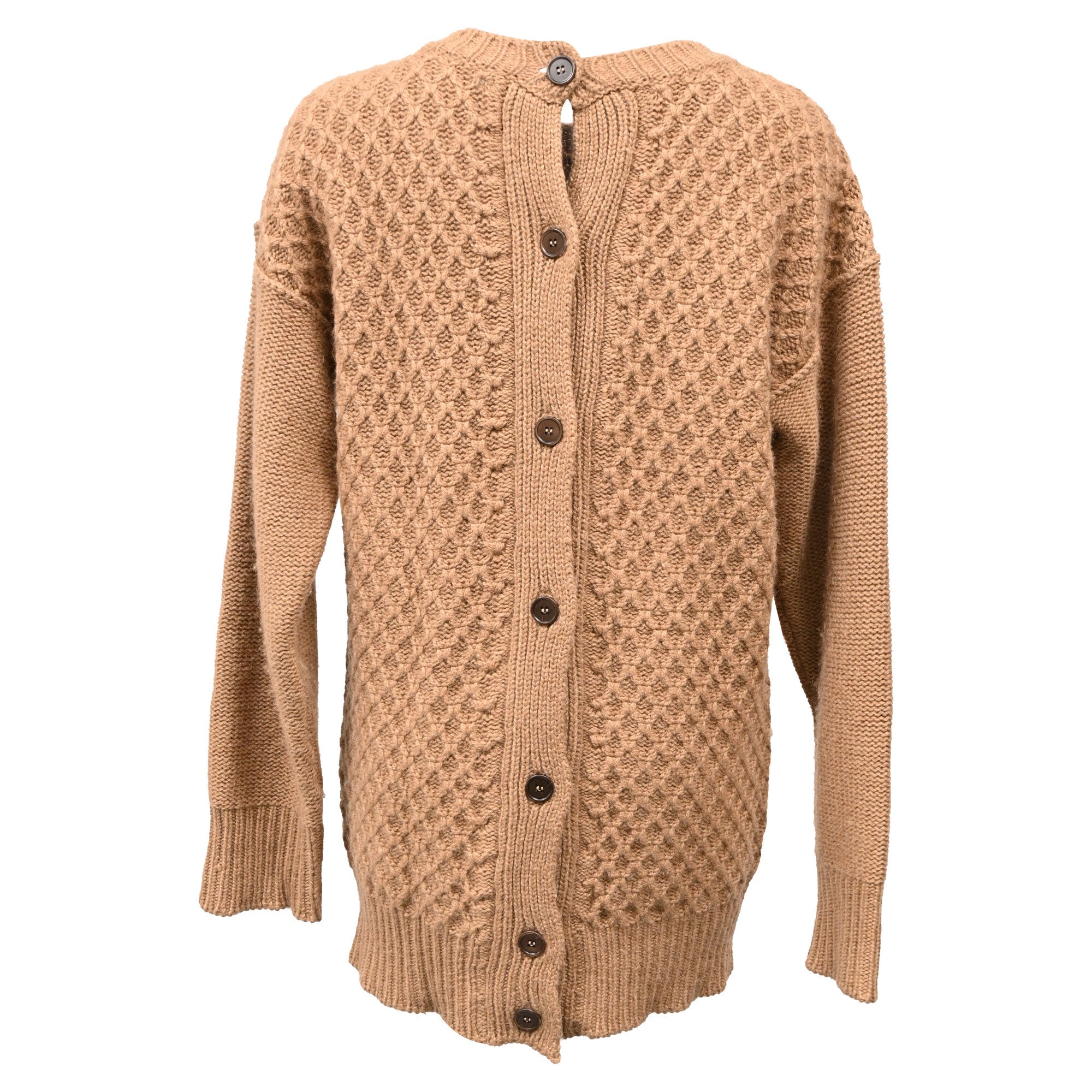 Marni Knit Sweater Dress in Brown Wool