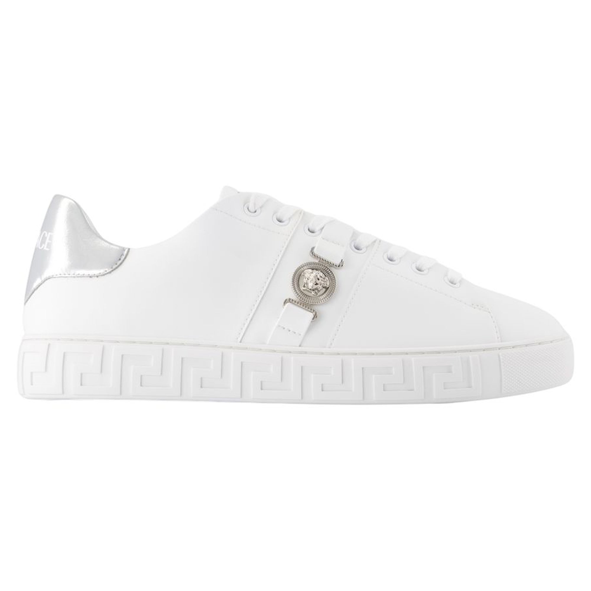 Women's Freebio Hf Sneakers - Versace - Canvas - White