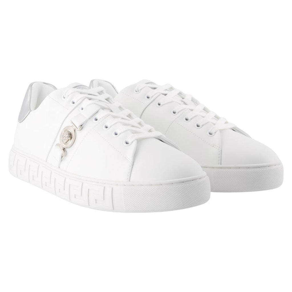 Women's Freebio Hf Sneakers - Versace - Canvas - White