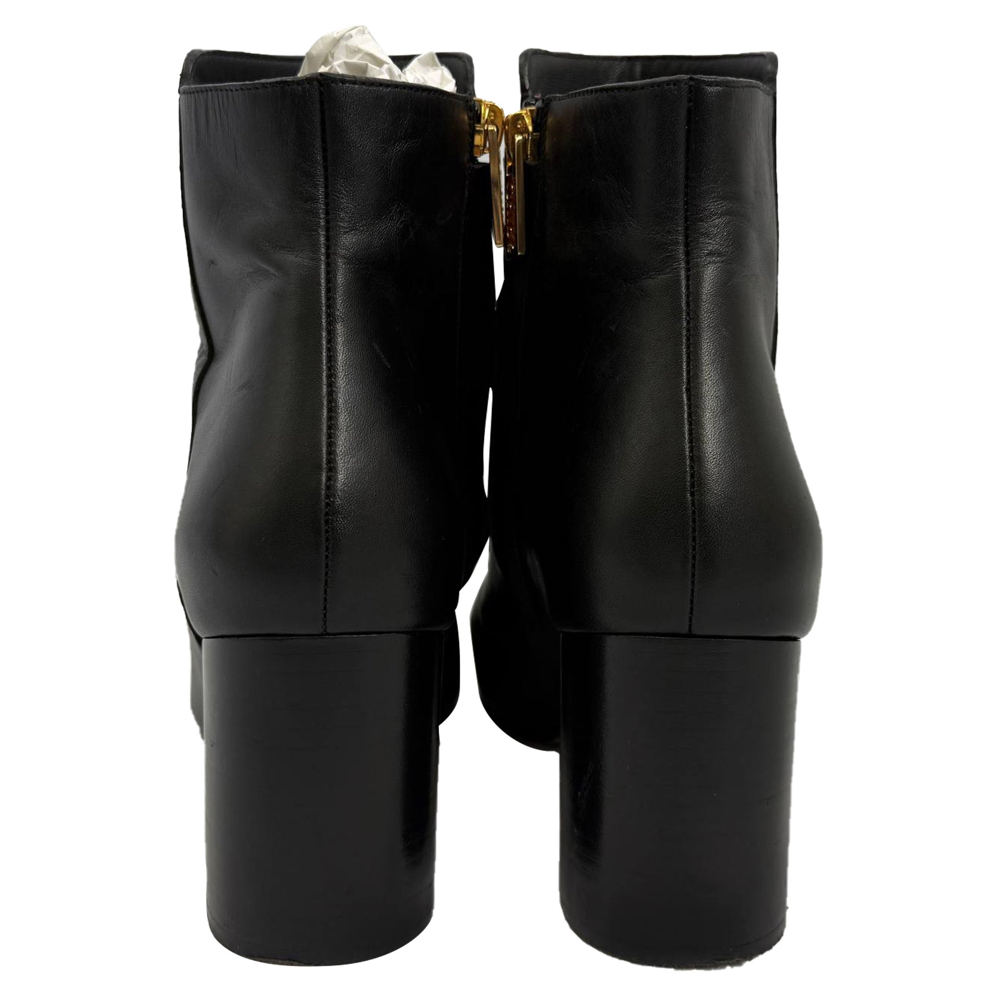 Chloé C Ankle Boots in Black Leather
