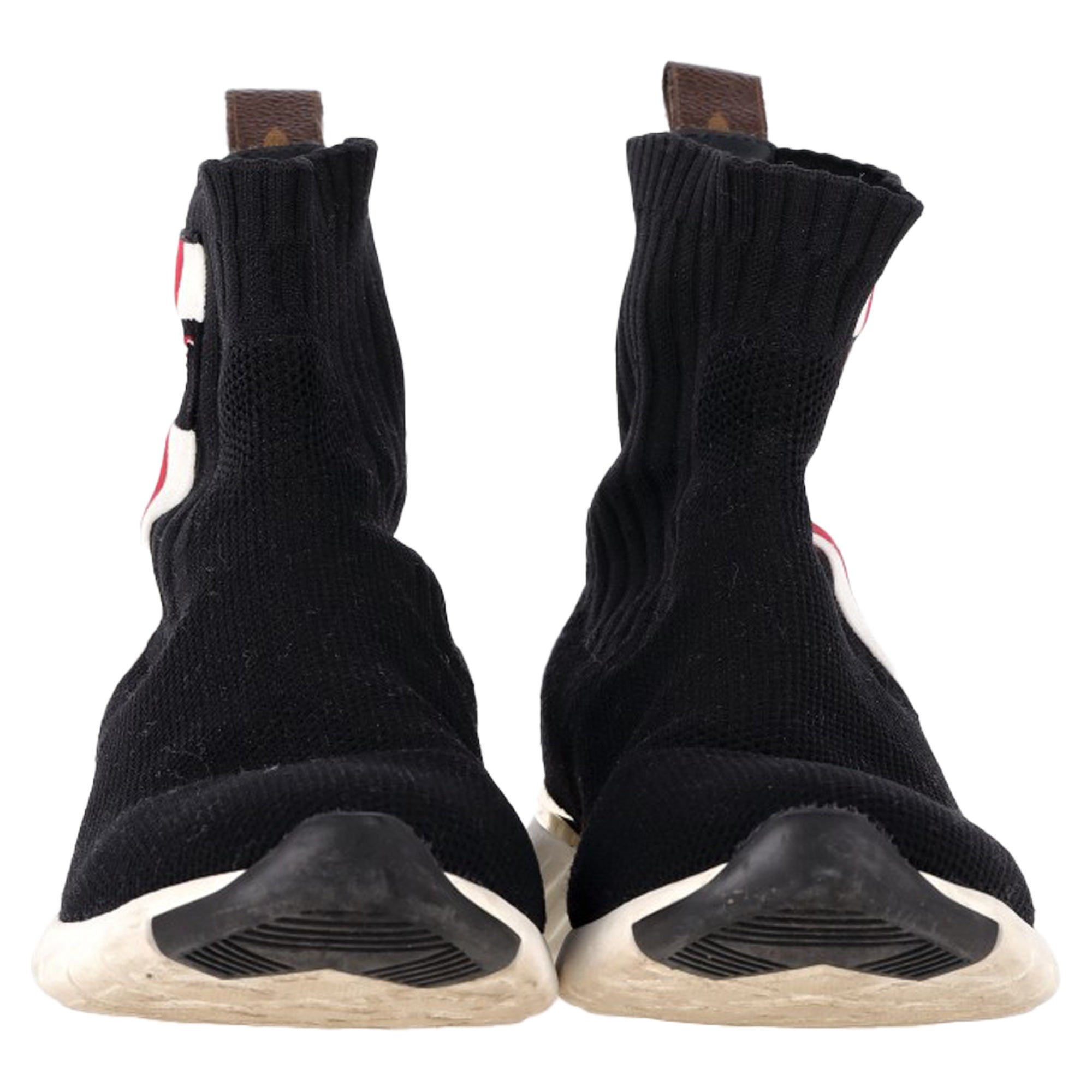 Women's Louis Vuitton Aftergame Sneakers in Black Nylon