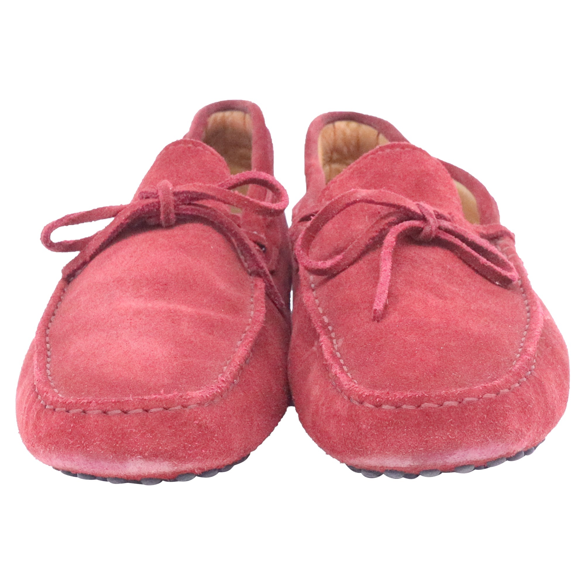 Men's Tod's Gommino Loafers in Red Suede