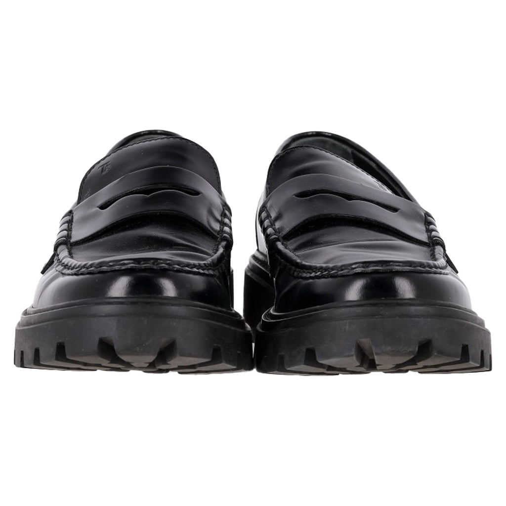 Women's Tod's Chunky Loafers in Black Leather