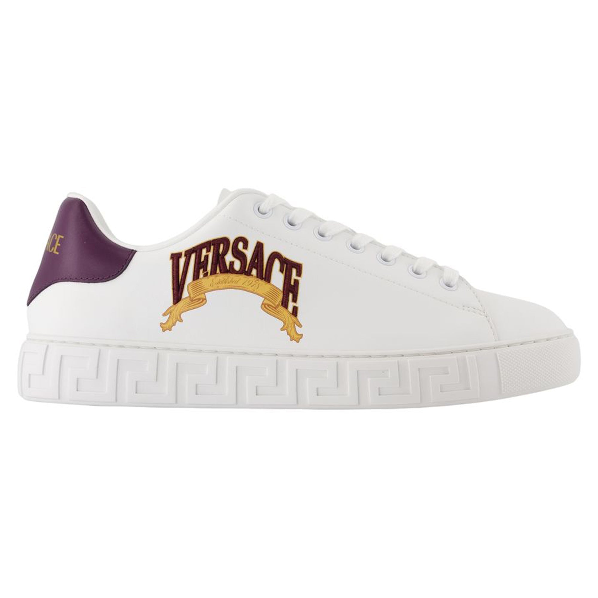 Women's Sneakers - Versace - Synthetic Leather - White