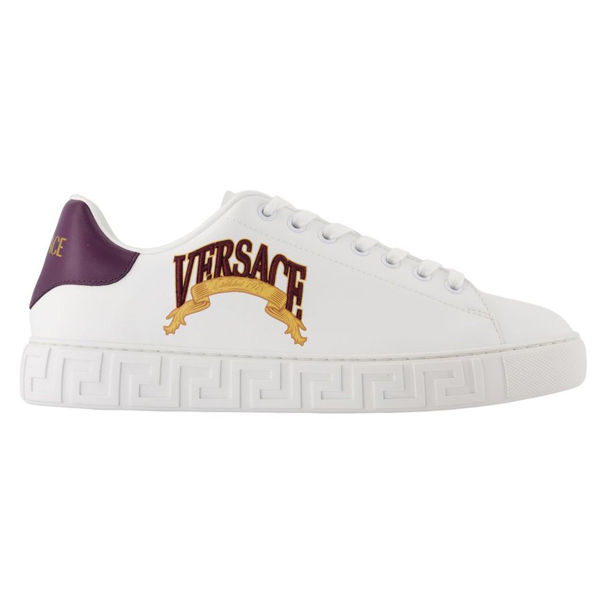 Women's Sneakers - Versace - Synthetic Leather - White