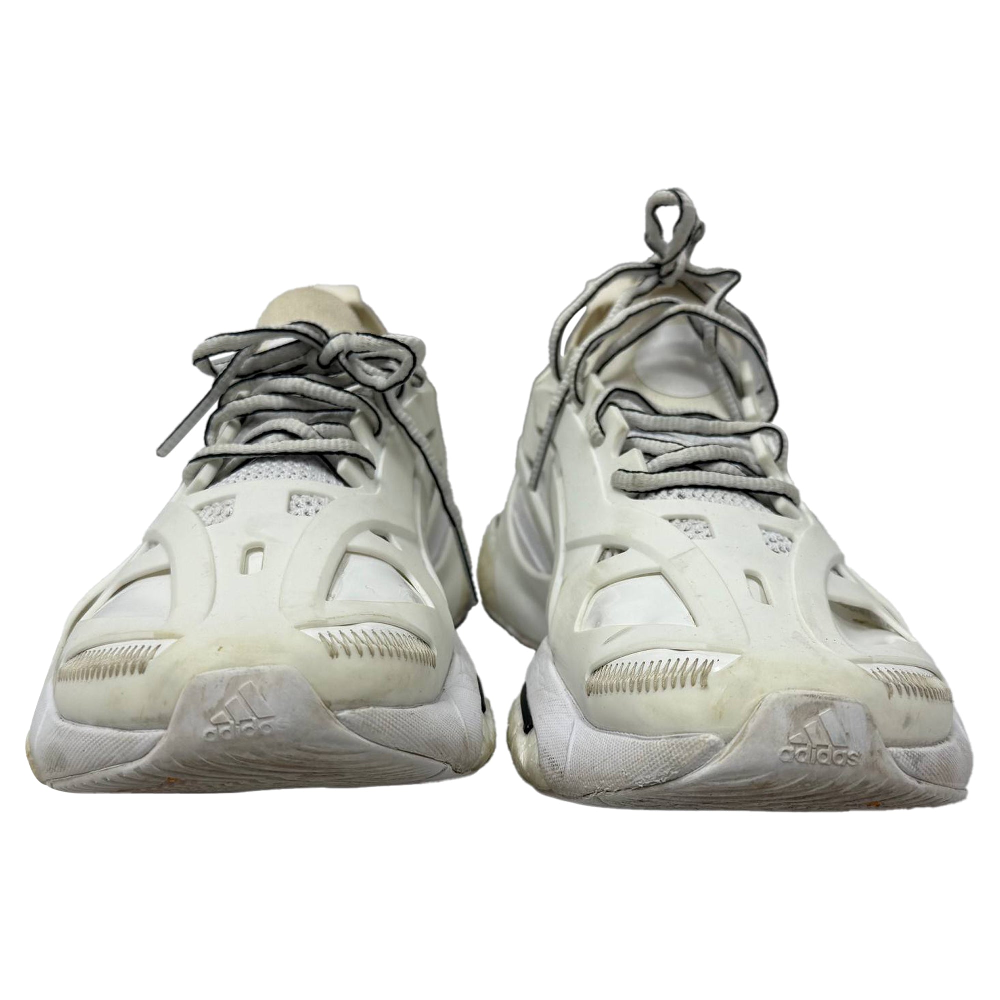 Women's Adidas x Stella Mccartney Solarglide Running Sneakers in White Polyurethane