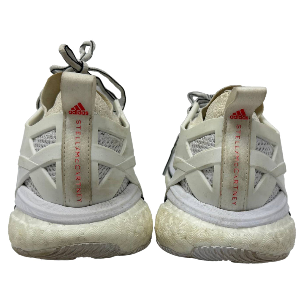 Women's Adidas x Stella Mccartney Solarglide Running Sneakers in White Polyurethane