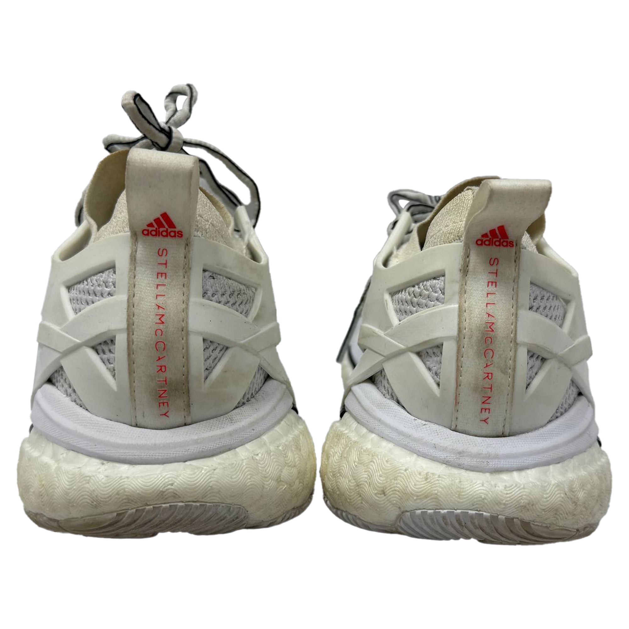 Women's Adidas x Stella Mccartney Solarglide Running Sneakers in White Polyurethane