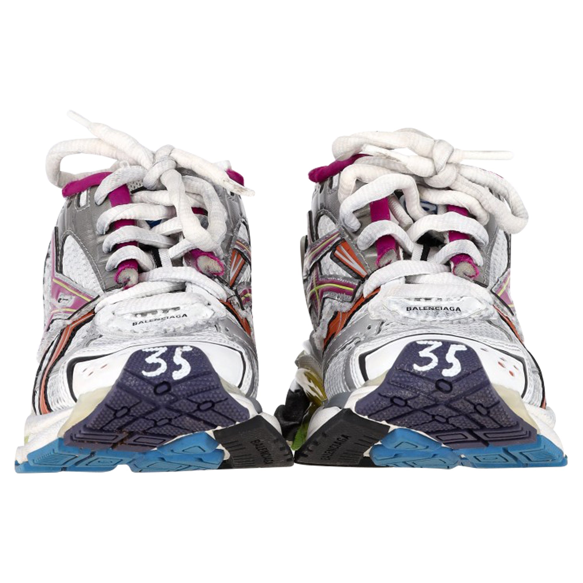 Women's Balenciaga Runner Sneakers in Multicolor Polyurethane