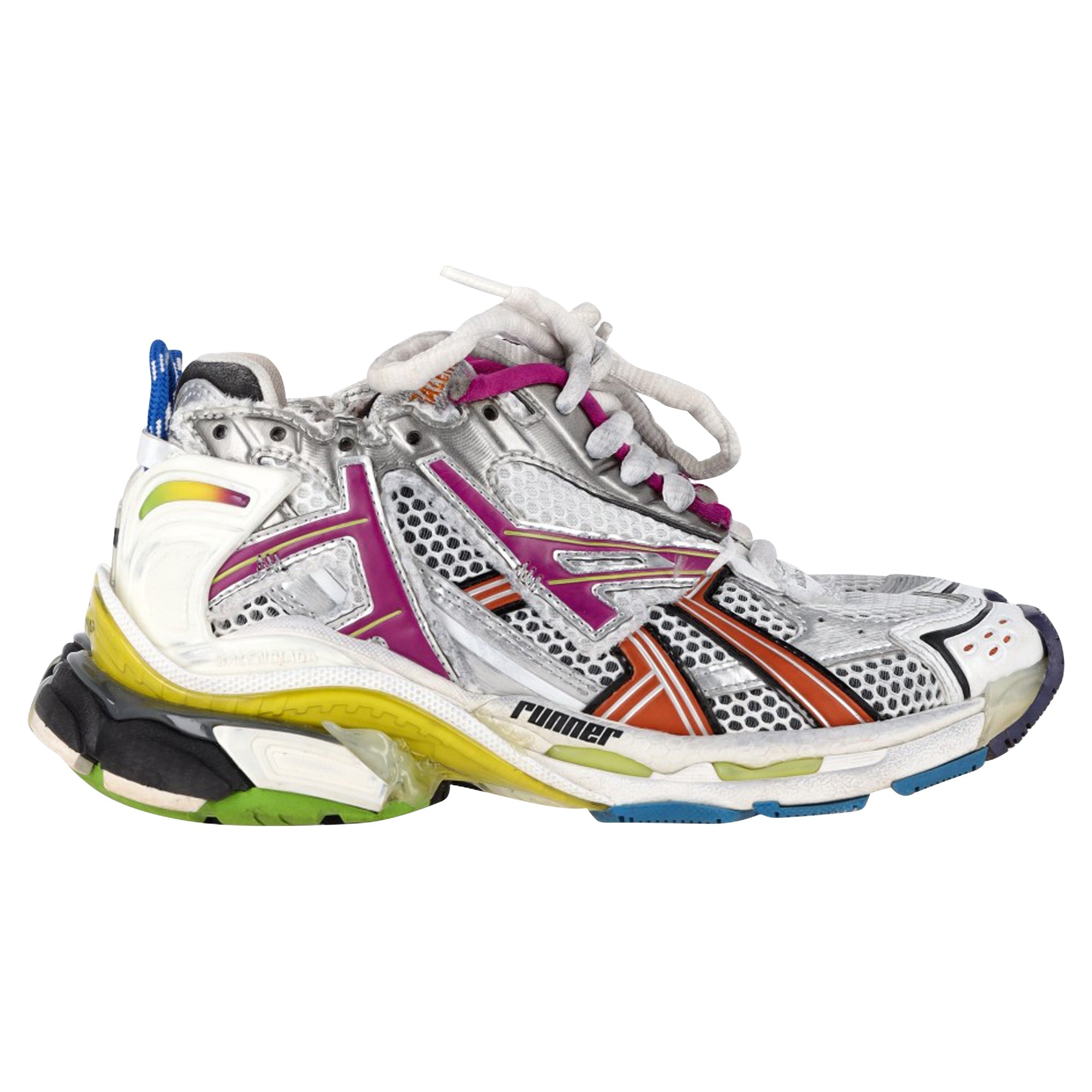 Women's Balenciaga Runner Sneakers in Multicolor Polyurethane
