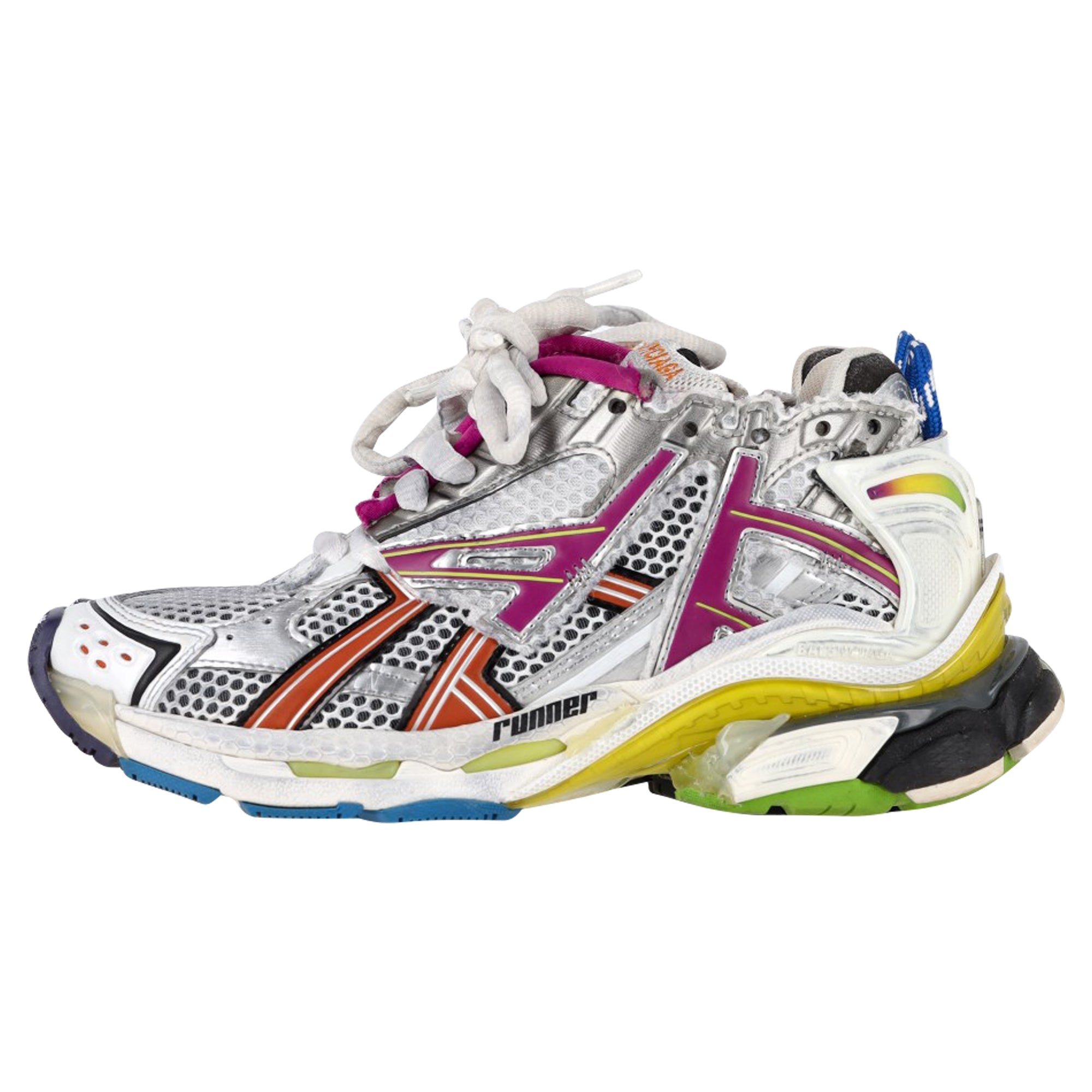 Women's Balenciaga Runner Sneakers in Multicolor Polyurethane
