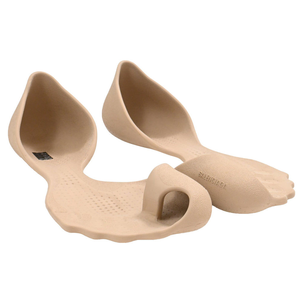 Men's Balenciaga Zero Sneakers in Beige Polyethylene