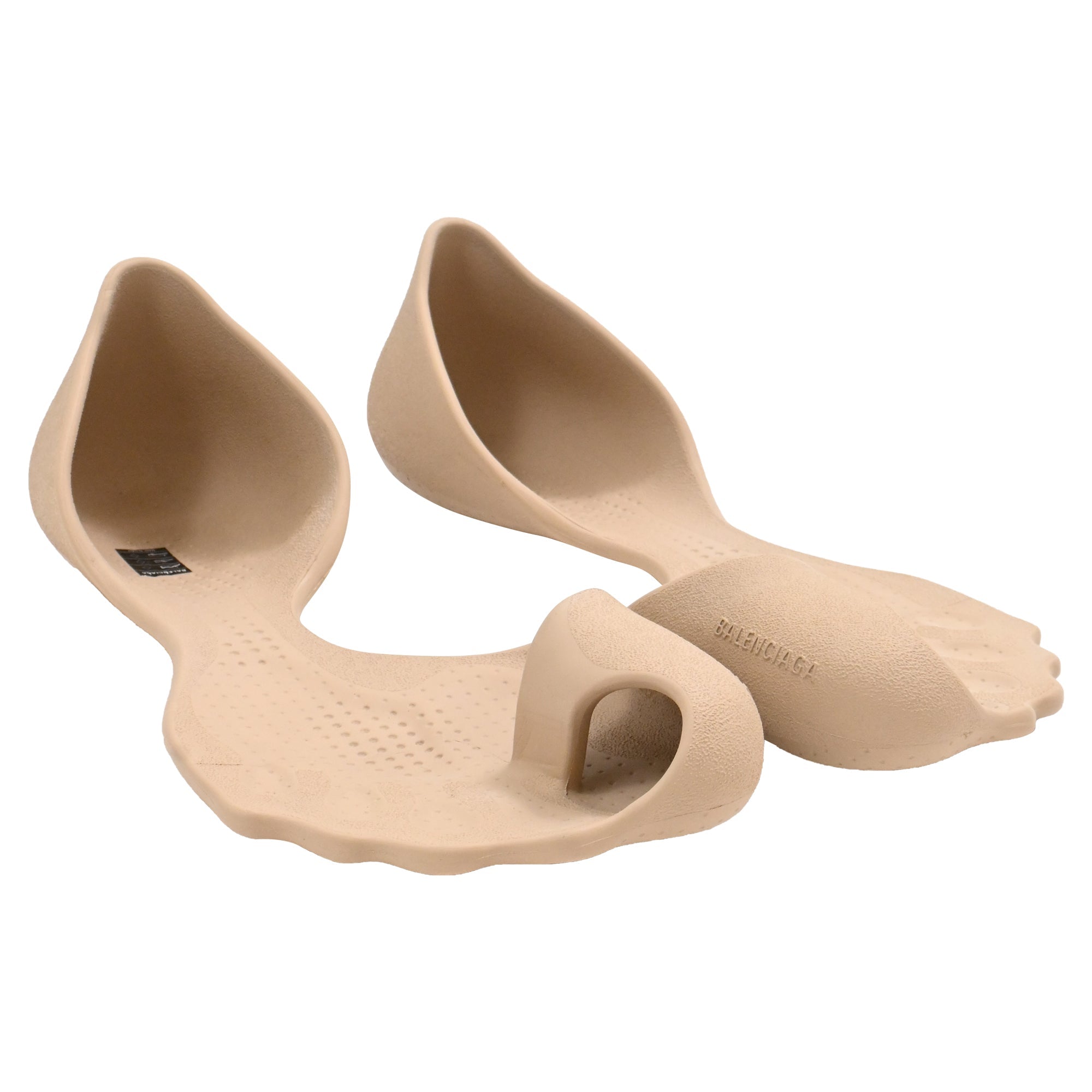 Men's Balenciaga Zero Sneakers in Beige Polyethylene