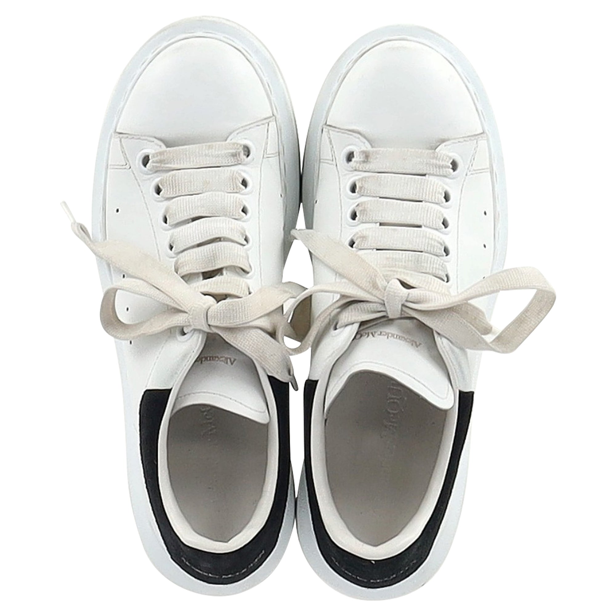 Alexander Mcqueen Oversized Sneakers in White Leather