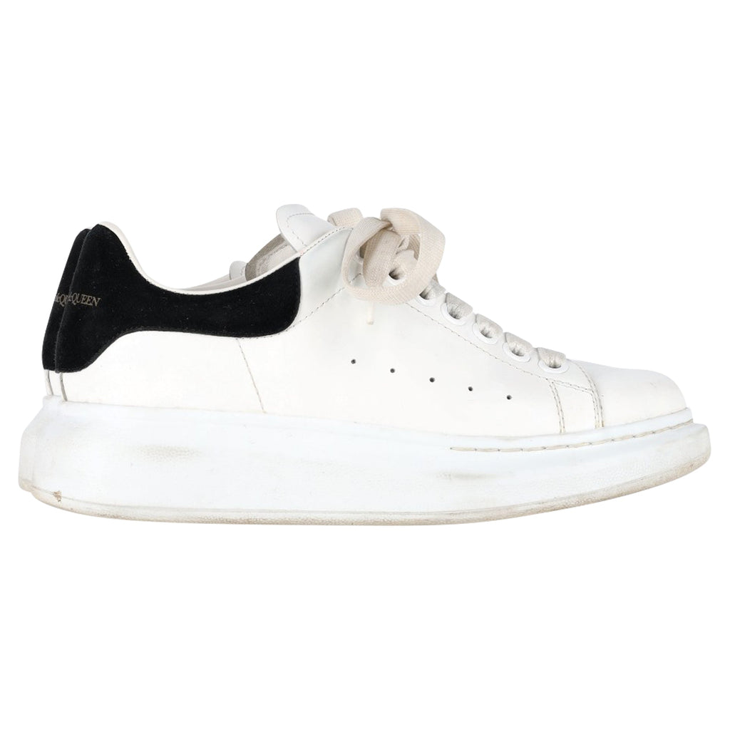 Alexander Mcqueen Oversized Sneakers in White Leather