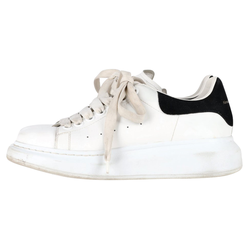 Alexander Mcqueen Oversized Sneakers in White Leather