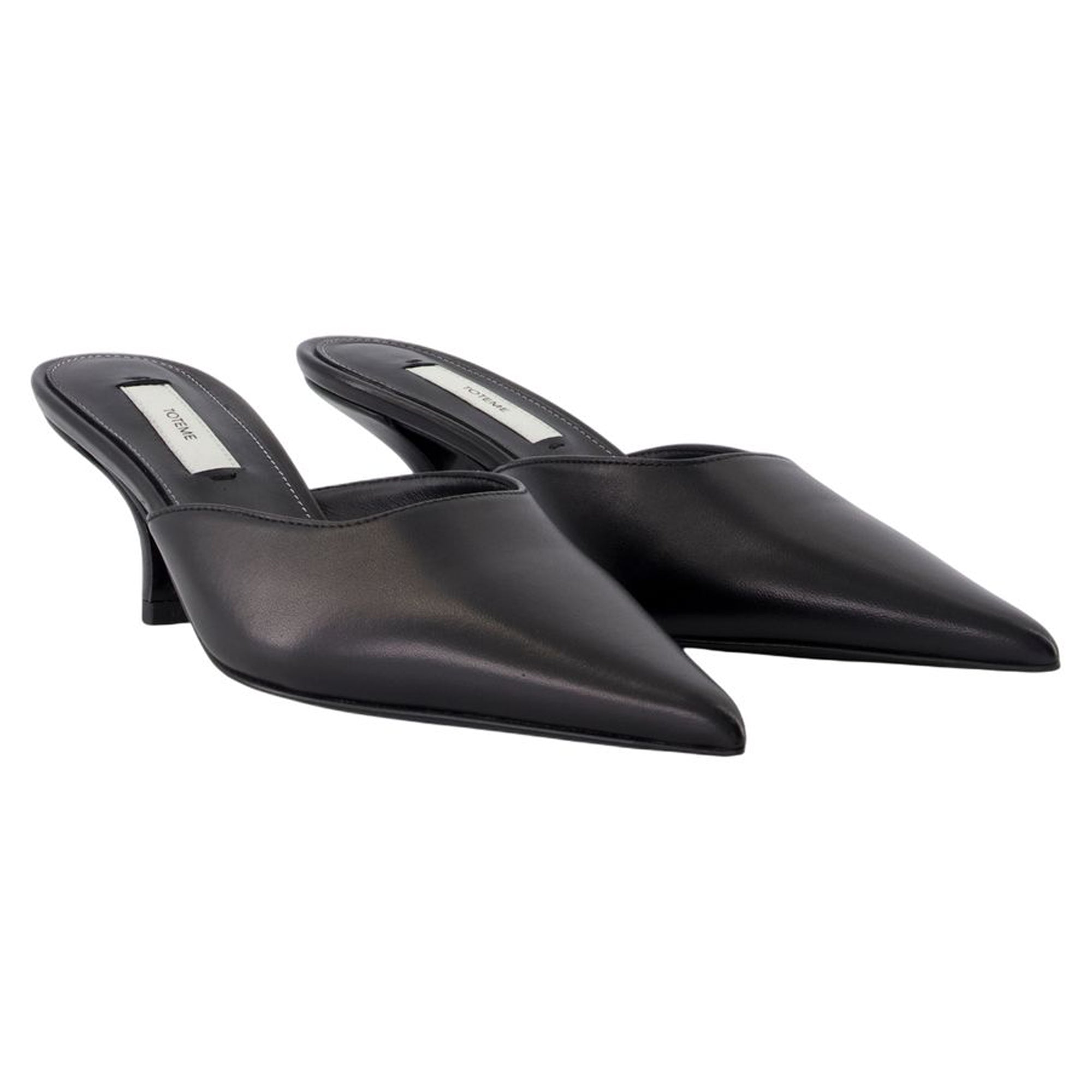 Women's Sharp Sandals - TOTEME - Leather - Black