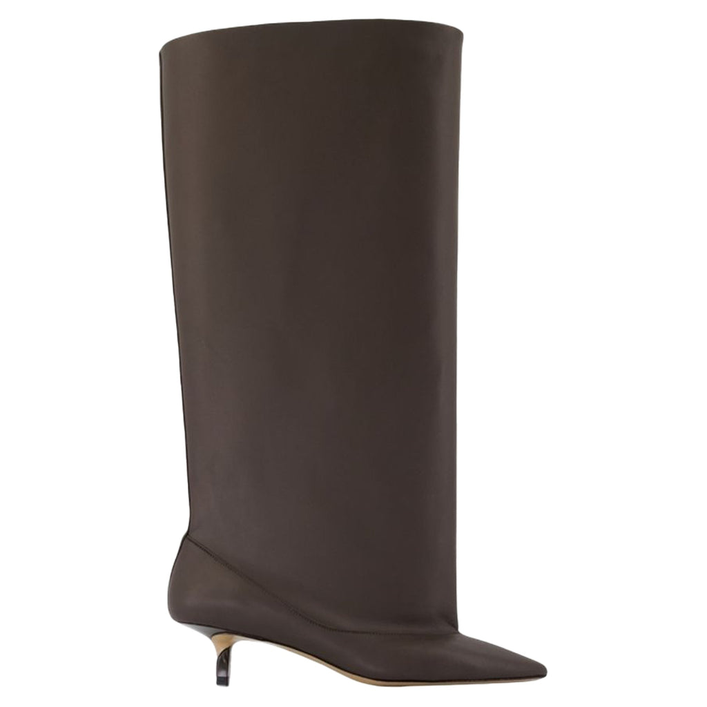 Tourni H Boots - Jacquemus - Leather - Brown