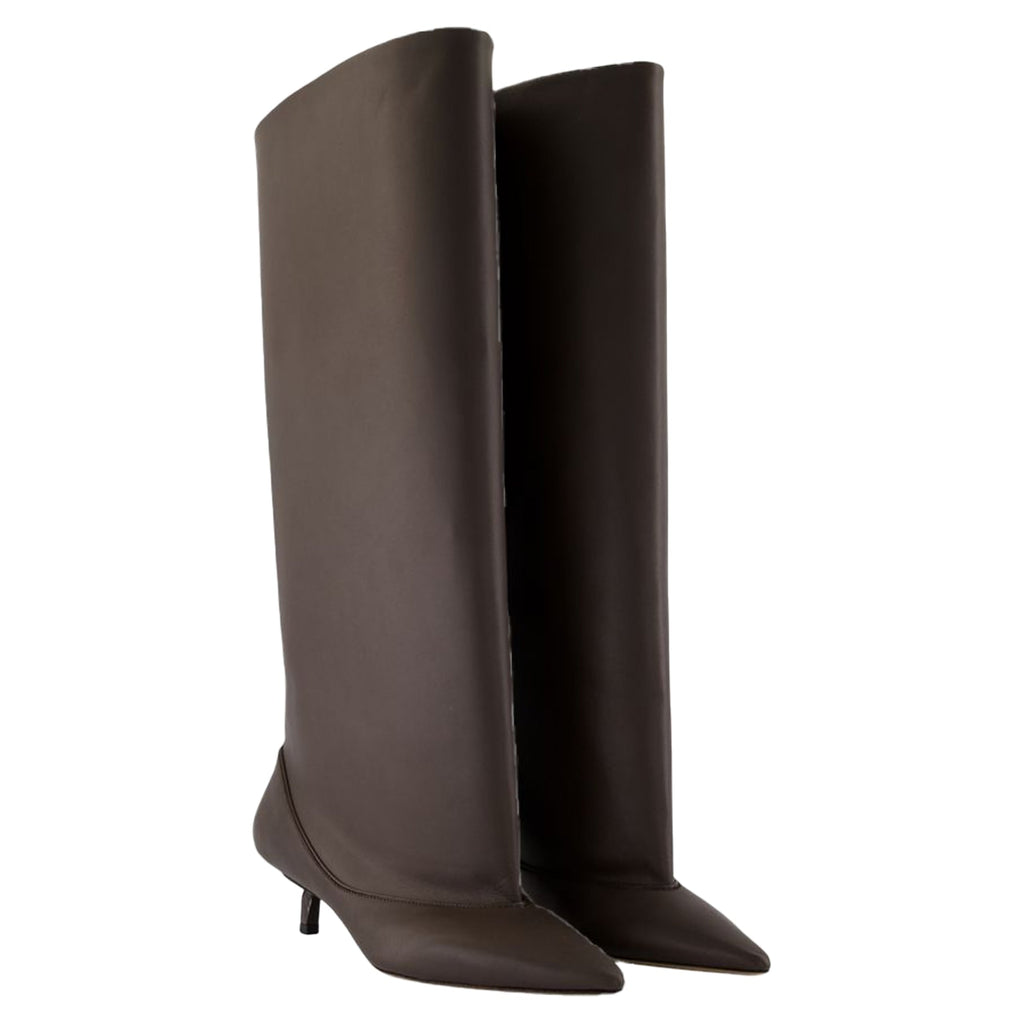 Tourni H Boots - Jacquemus - Leather - Brown