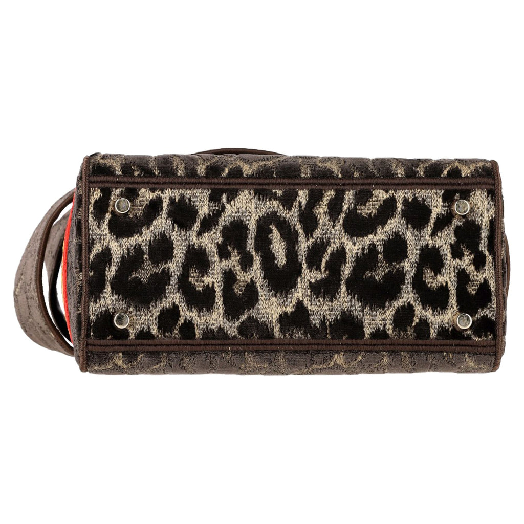 Lady D-Lite Bag Embroidered Canvas Medium