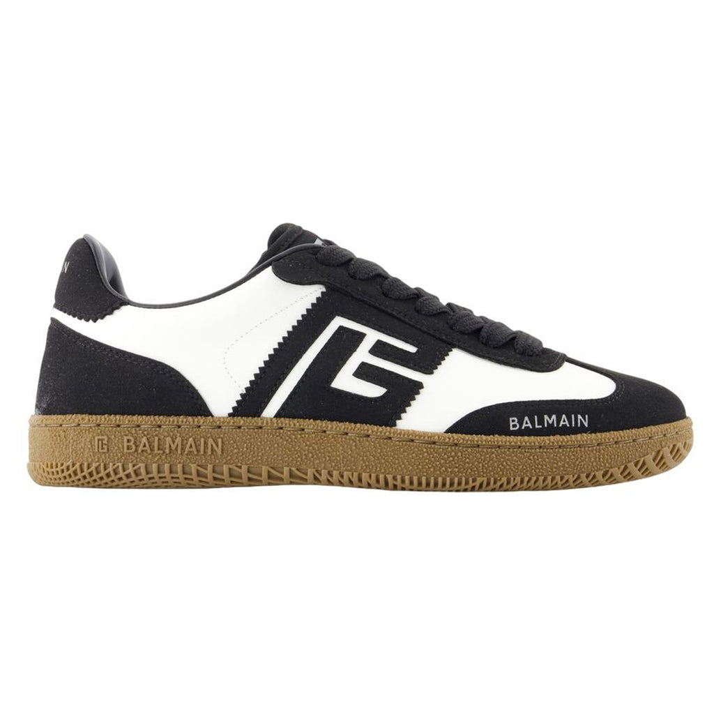 Women's Swan Sneakers - Balmain - Leather - Black
