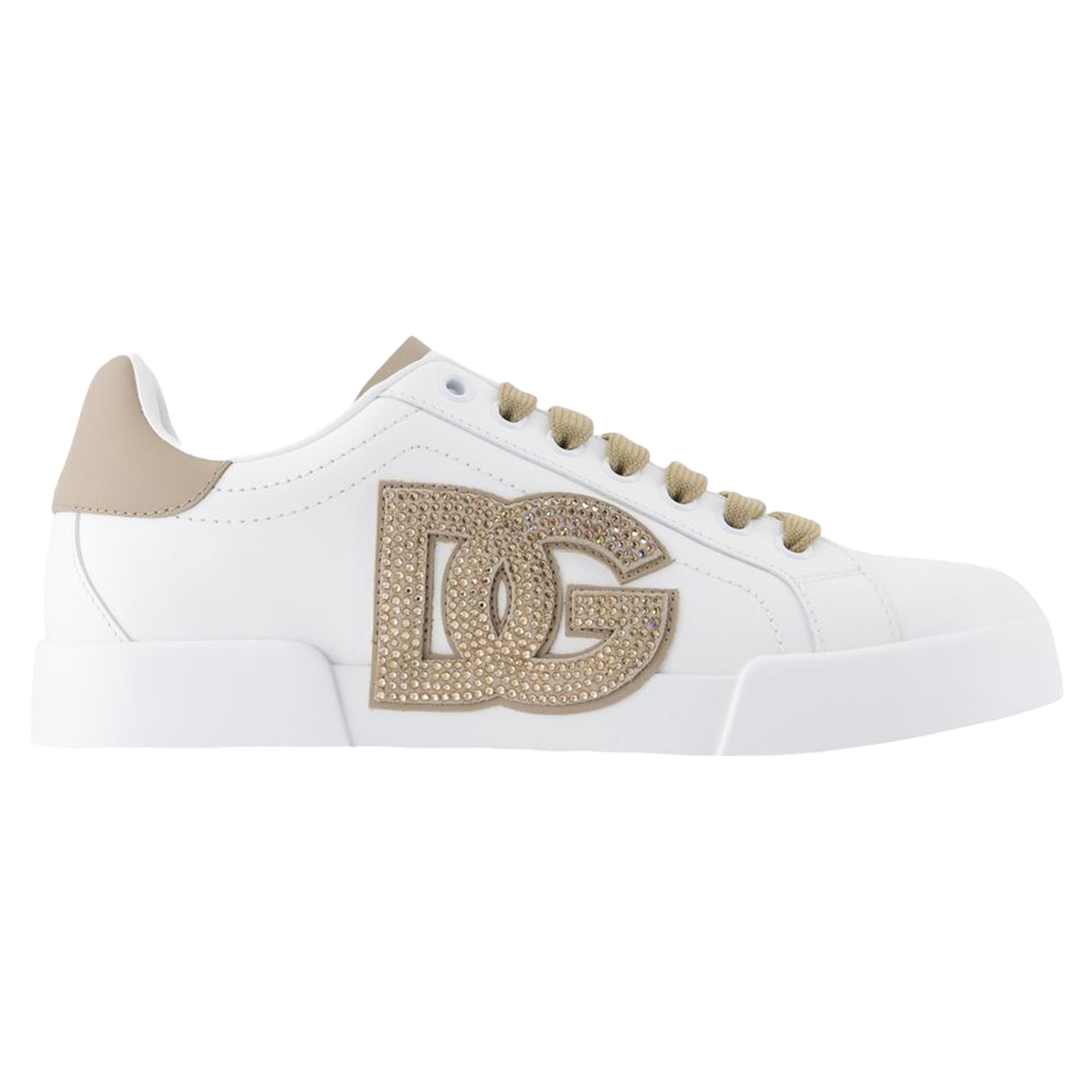 Women's Port.light Strobel Sneakers - Dolce&Gabbana - Leather - White