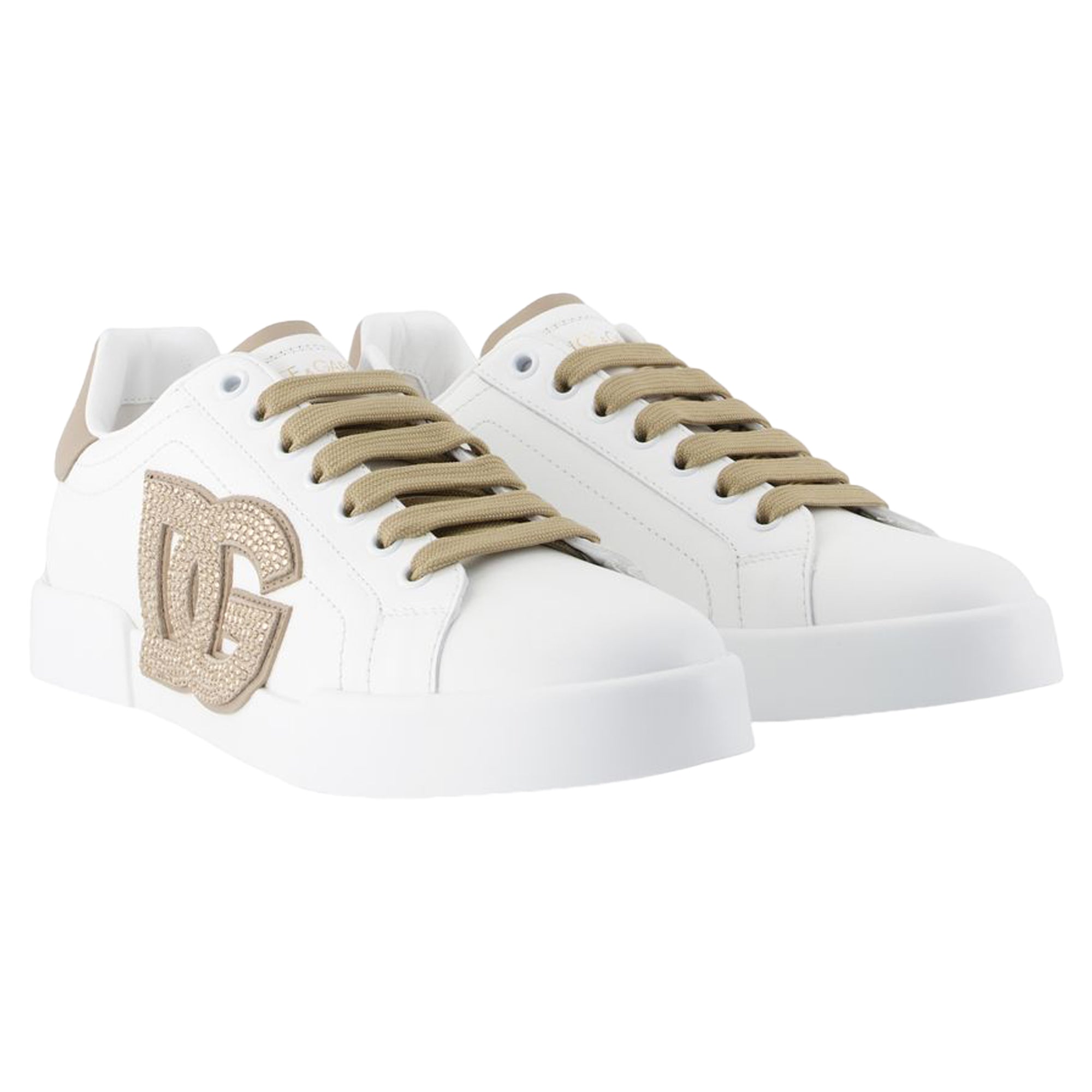 Women's Port.light Strobel Sneakers - Dolce&Gabbana - Leather - White