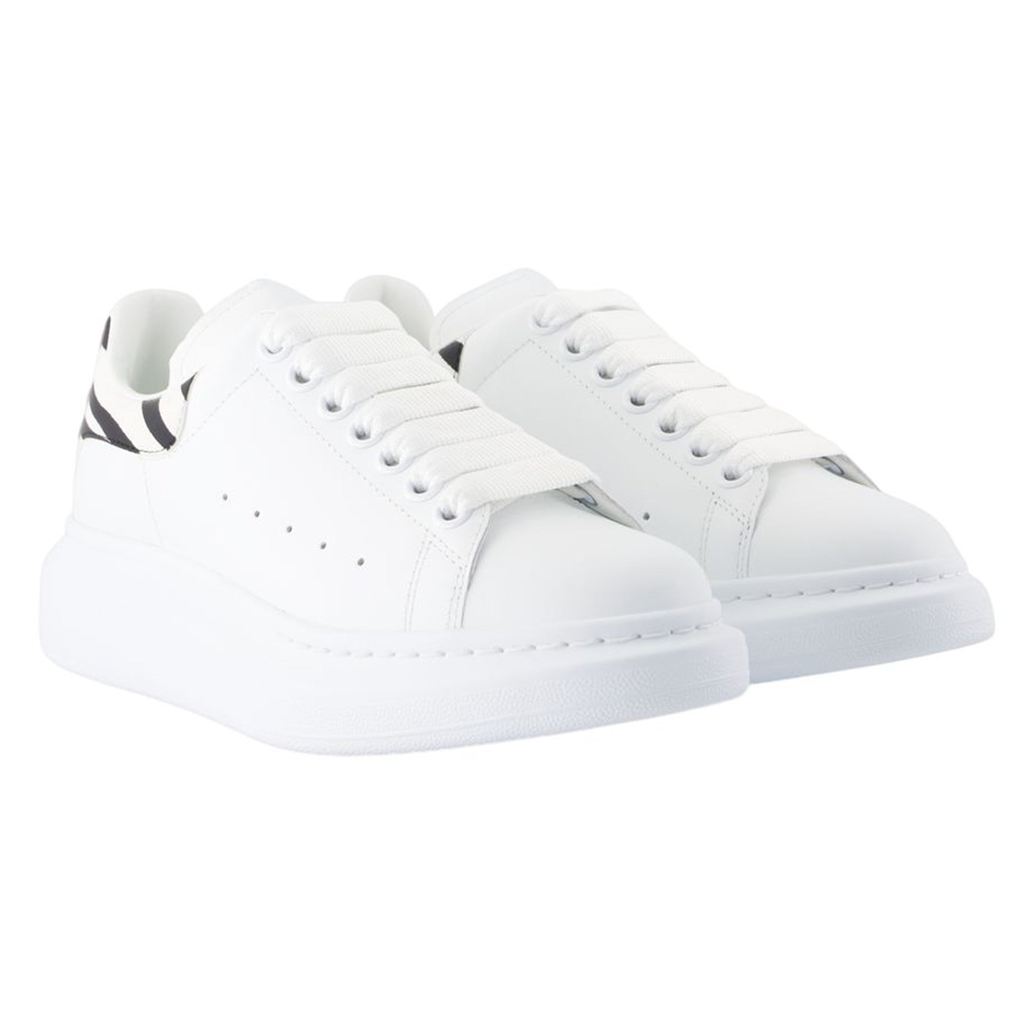 Women's Oversized Sneakers - Alexander McQueen - Leather - White