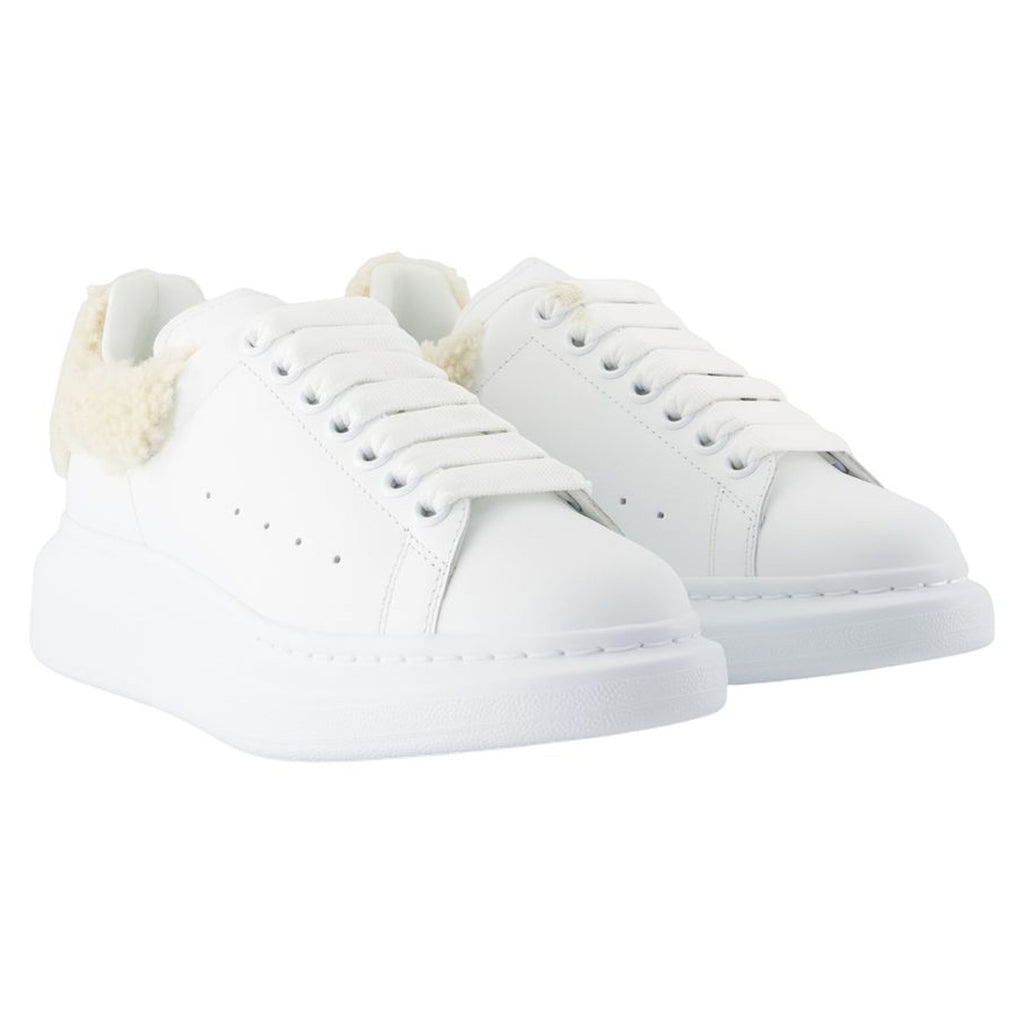 Women's Oversized Sneakers - Alexander McQueen - Leather - White