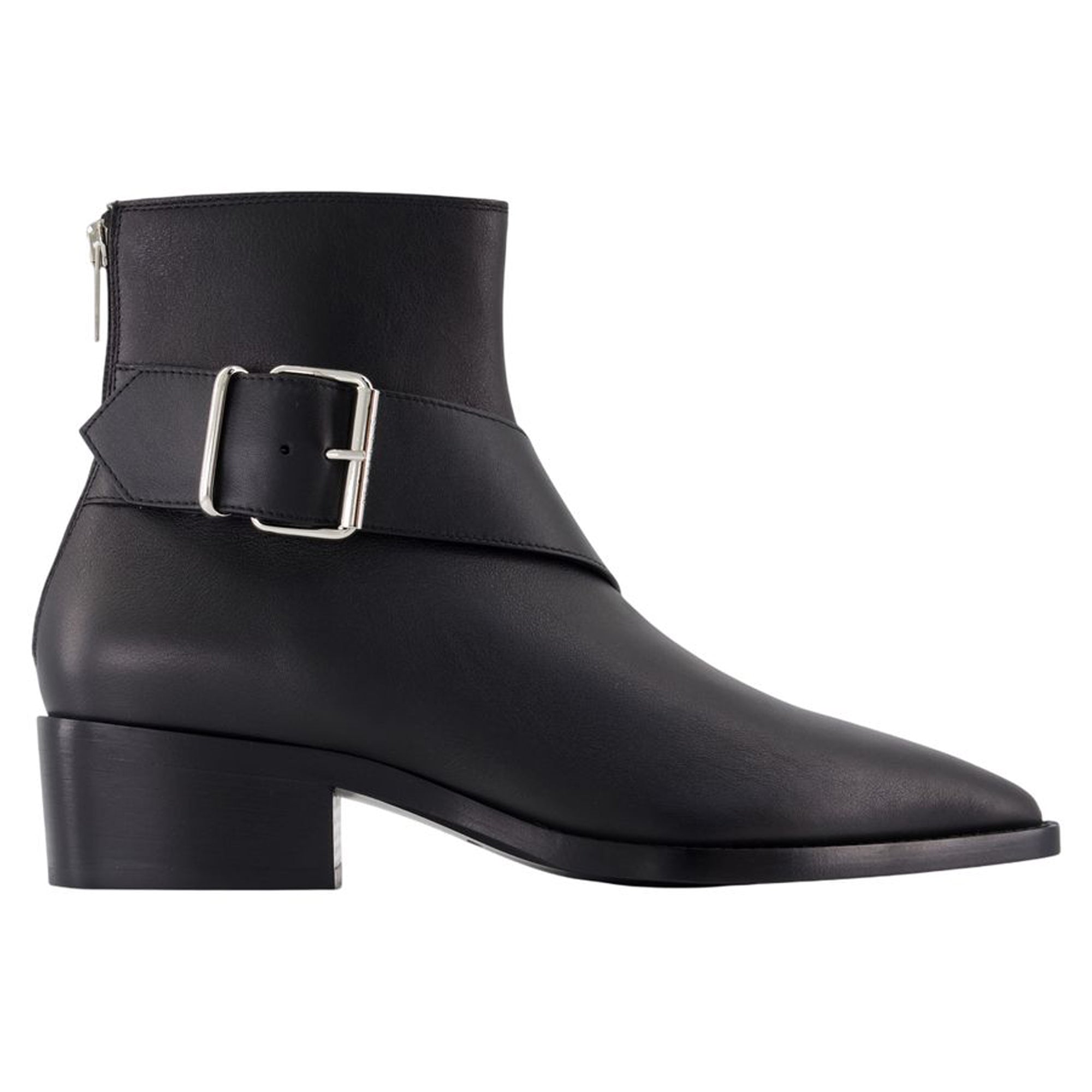 Women's Ankle Boots - Alexander McQueen - Leather - Black