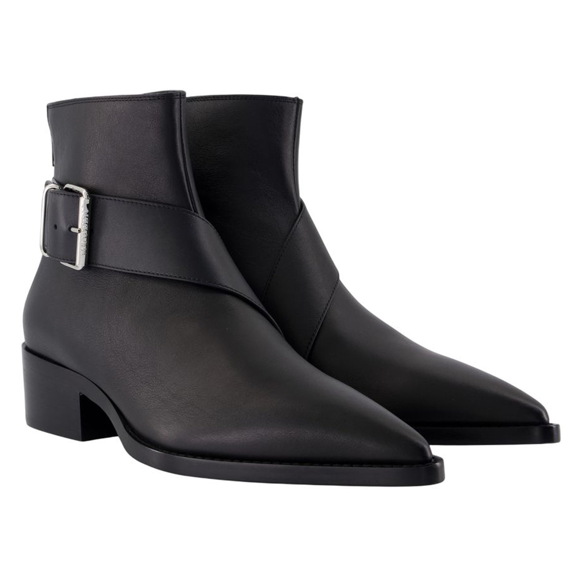 Women's Ankle Boots - Alexander McQueen - Leather - Black