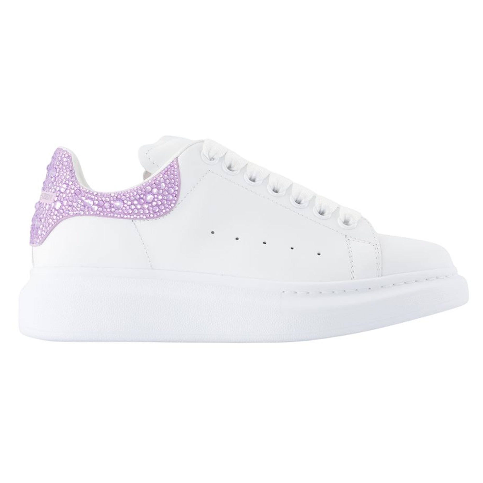 Women's Oversized Sneakers - Alexander McQueen - Leather - Purple