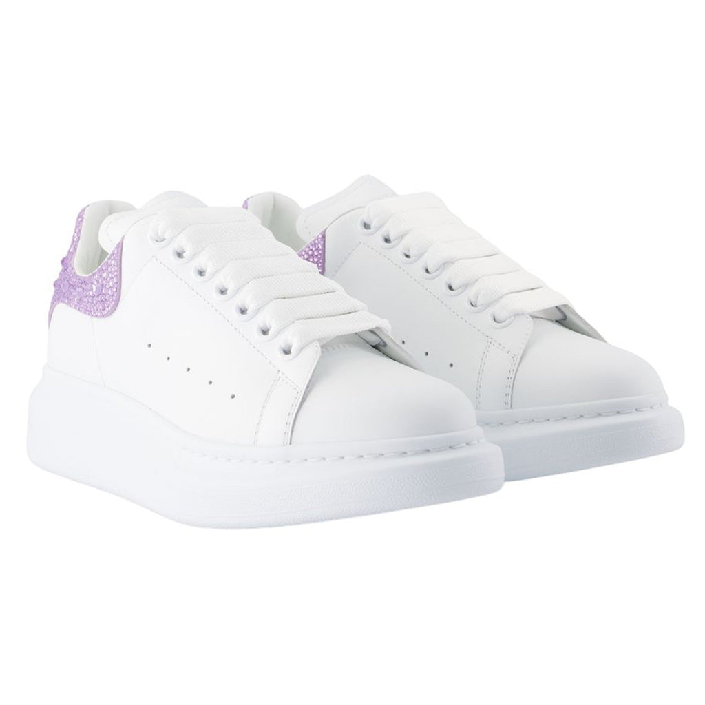 Women's Oversized Sneakers - Alexander McQueen - Leather - Purple