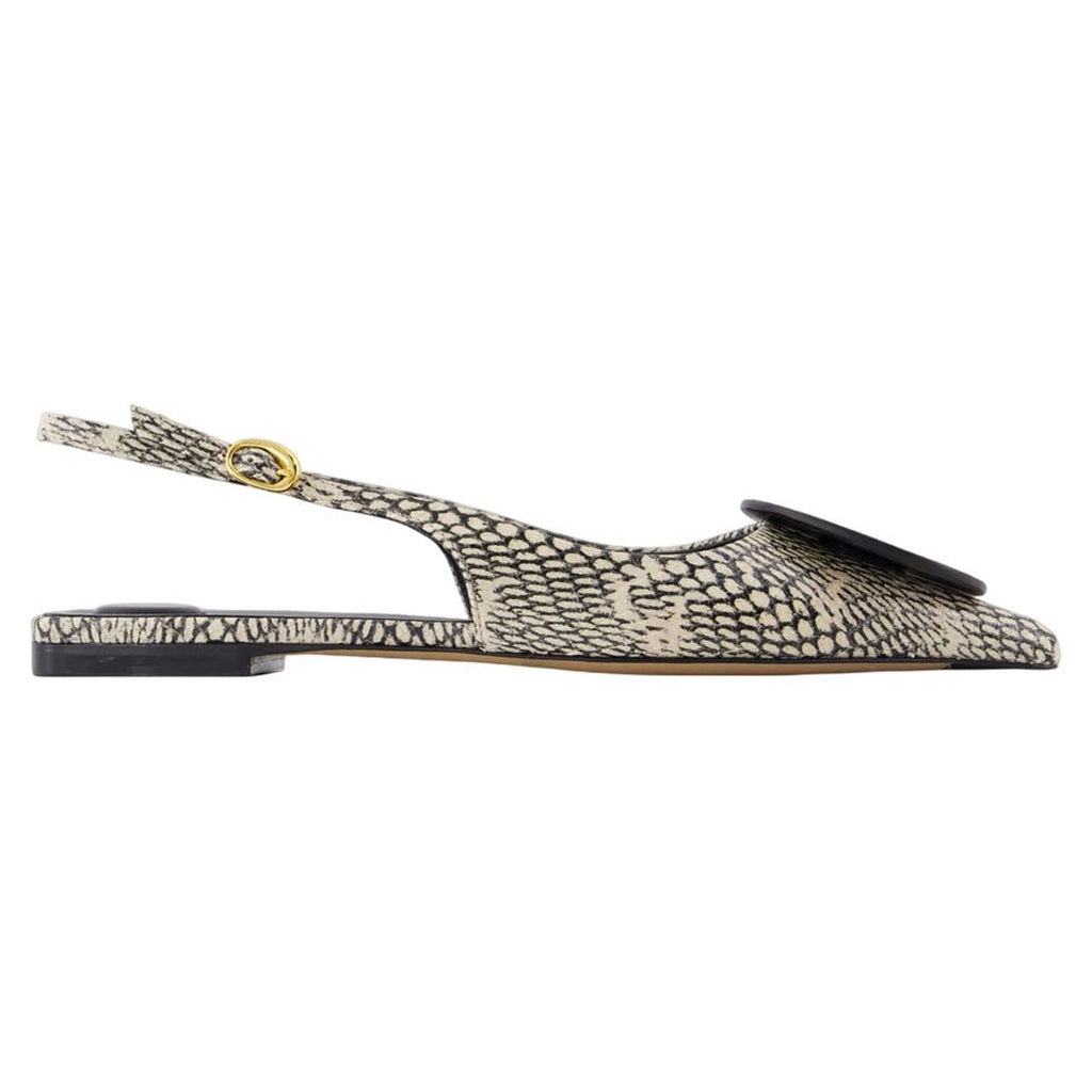 Duelo P Slingbacks - Jacquemus - Leather - Beige