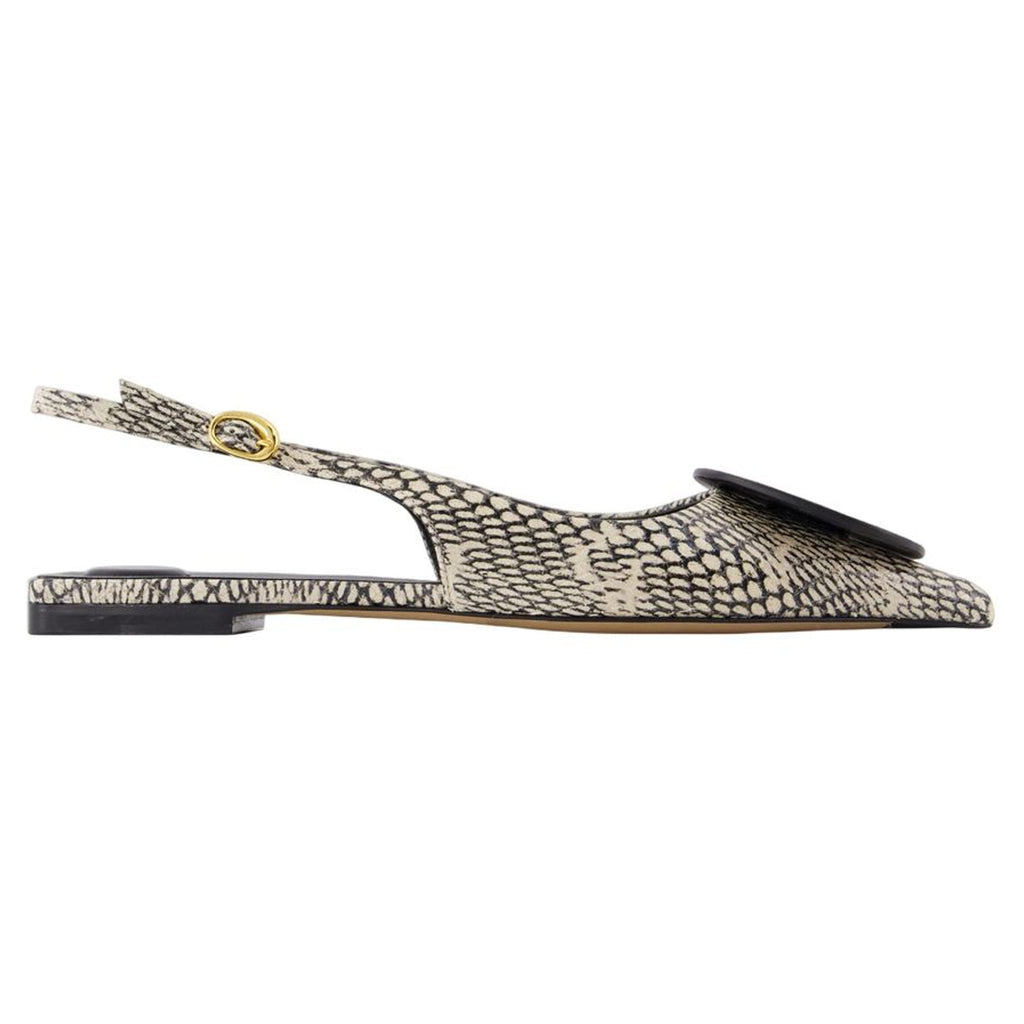 Duelo P Slingbacks - Jacquemus - Leather - Beige