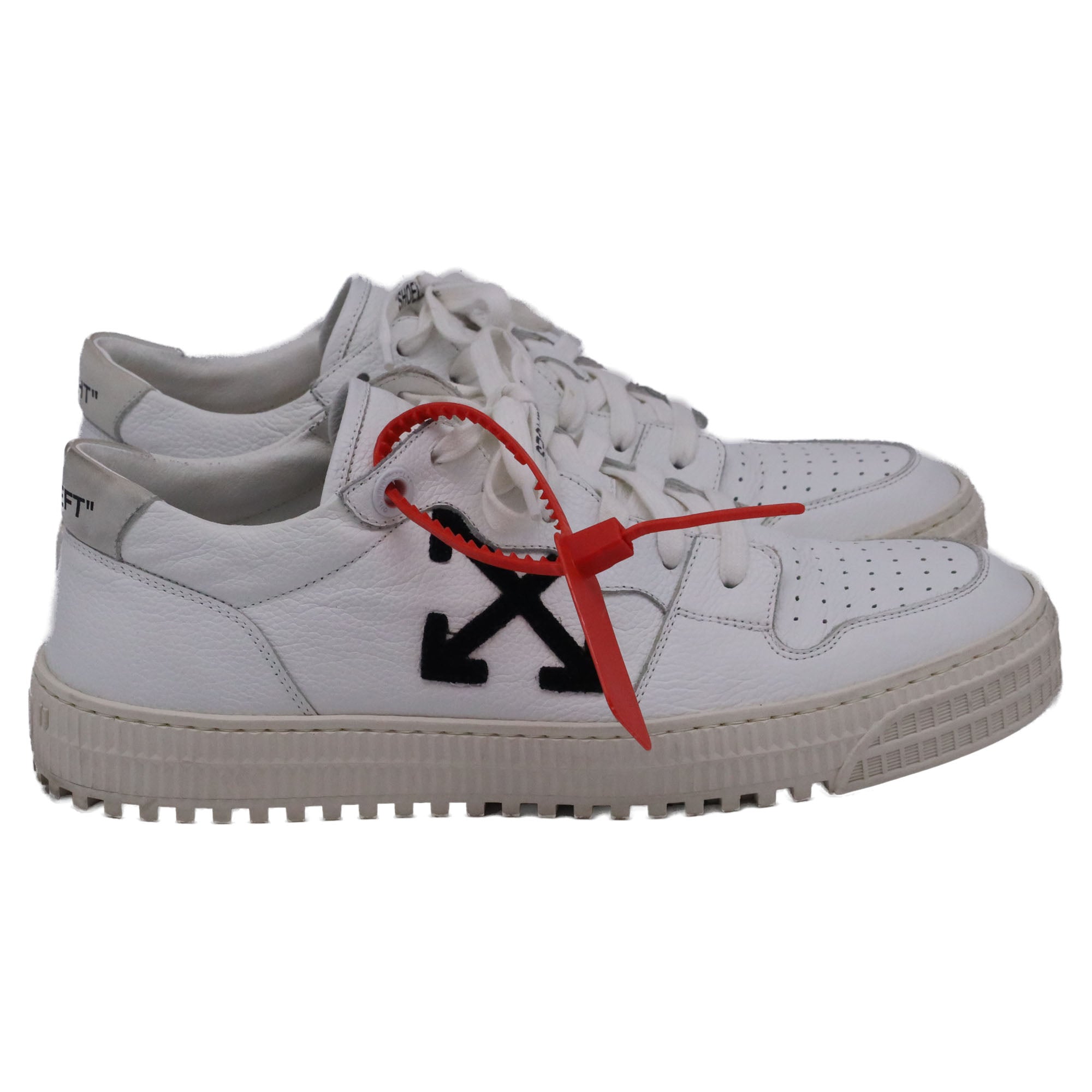 Off-White 3.0 Polo Low-Top Sneakers in White Leather