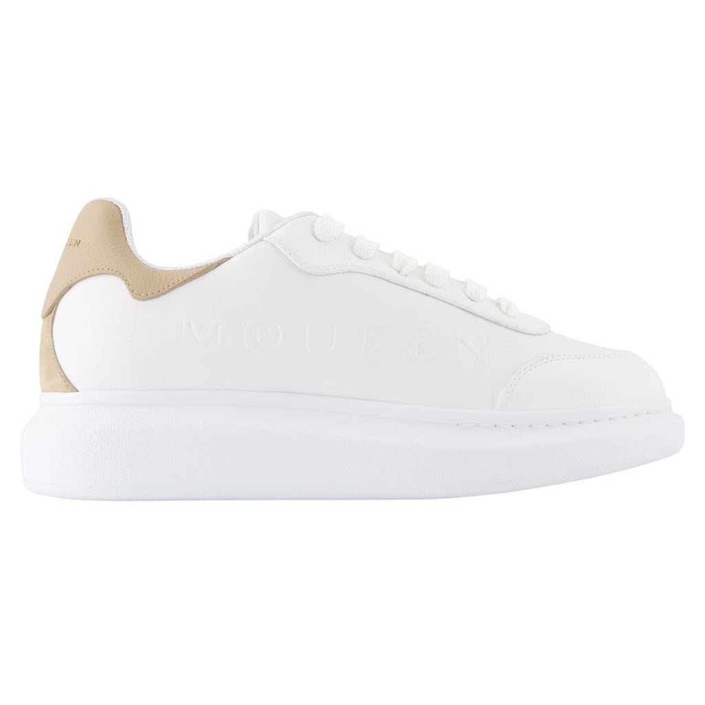 Oversized Sneakers - Alexander McQueen - Leather - Beige