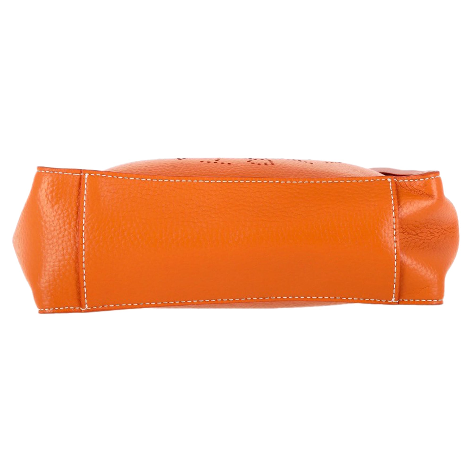 Logo Crossbody Bag Perforated Faux Leather Mini
