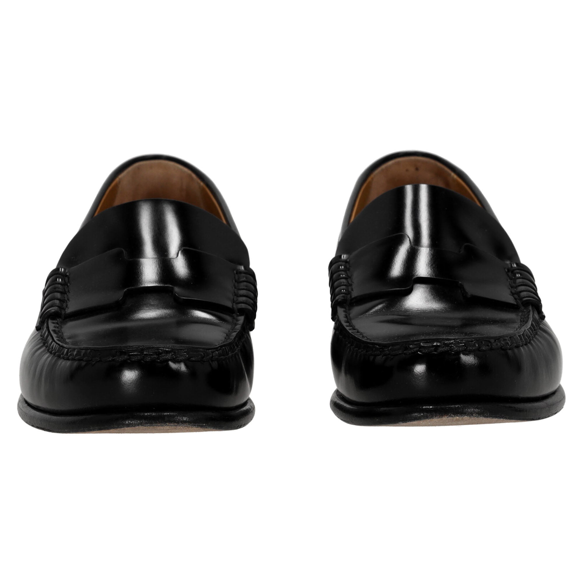 Hermès Kennedy Loafers in Black Leather