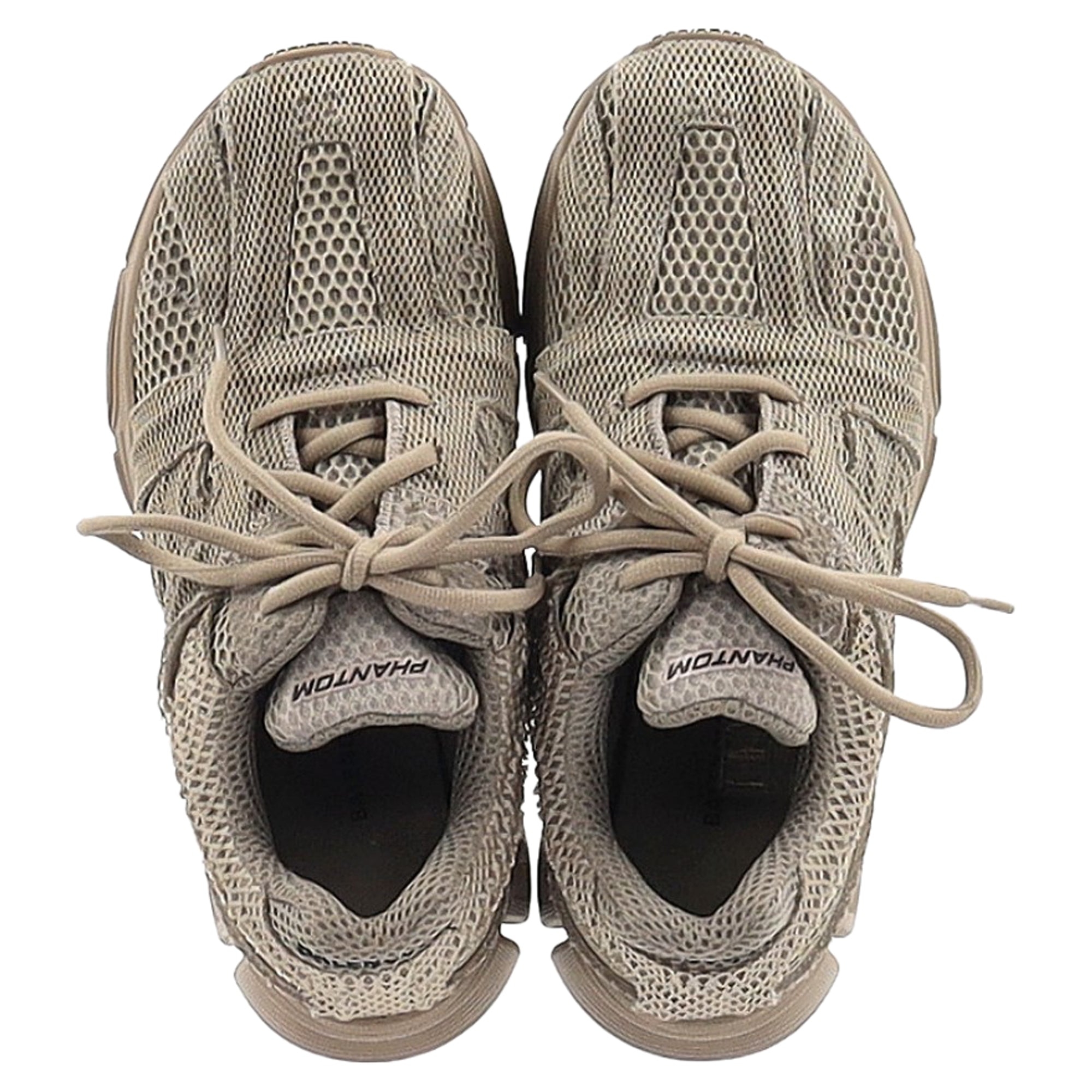 Women's Balenciaga Phantom Sneakers in Beige Polyester