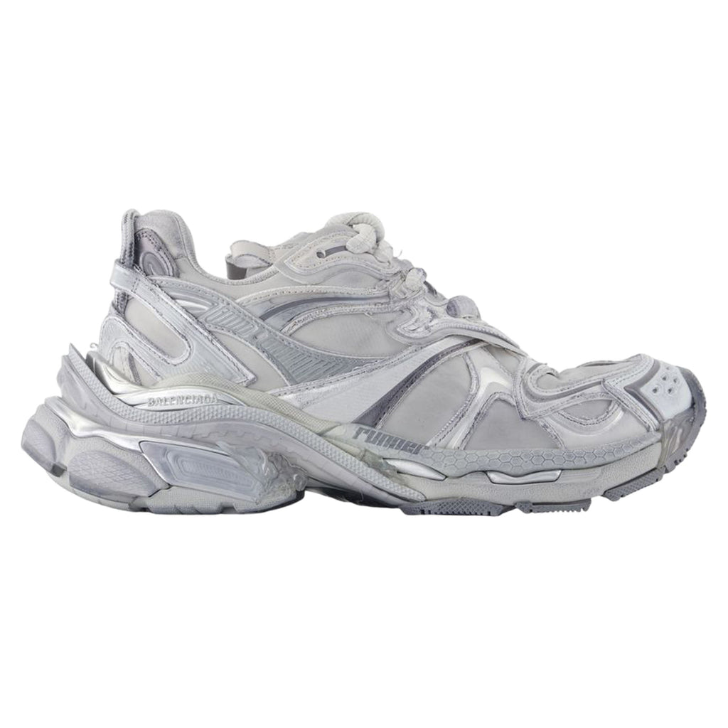 Women's Runner 2 Sneakers - Balenciaga - Nylon - Grey