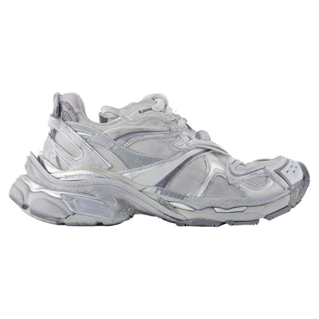 Women's Runner 2 Sneakers - Balenciaga - Nylon - Grey