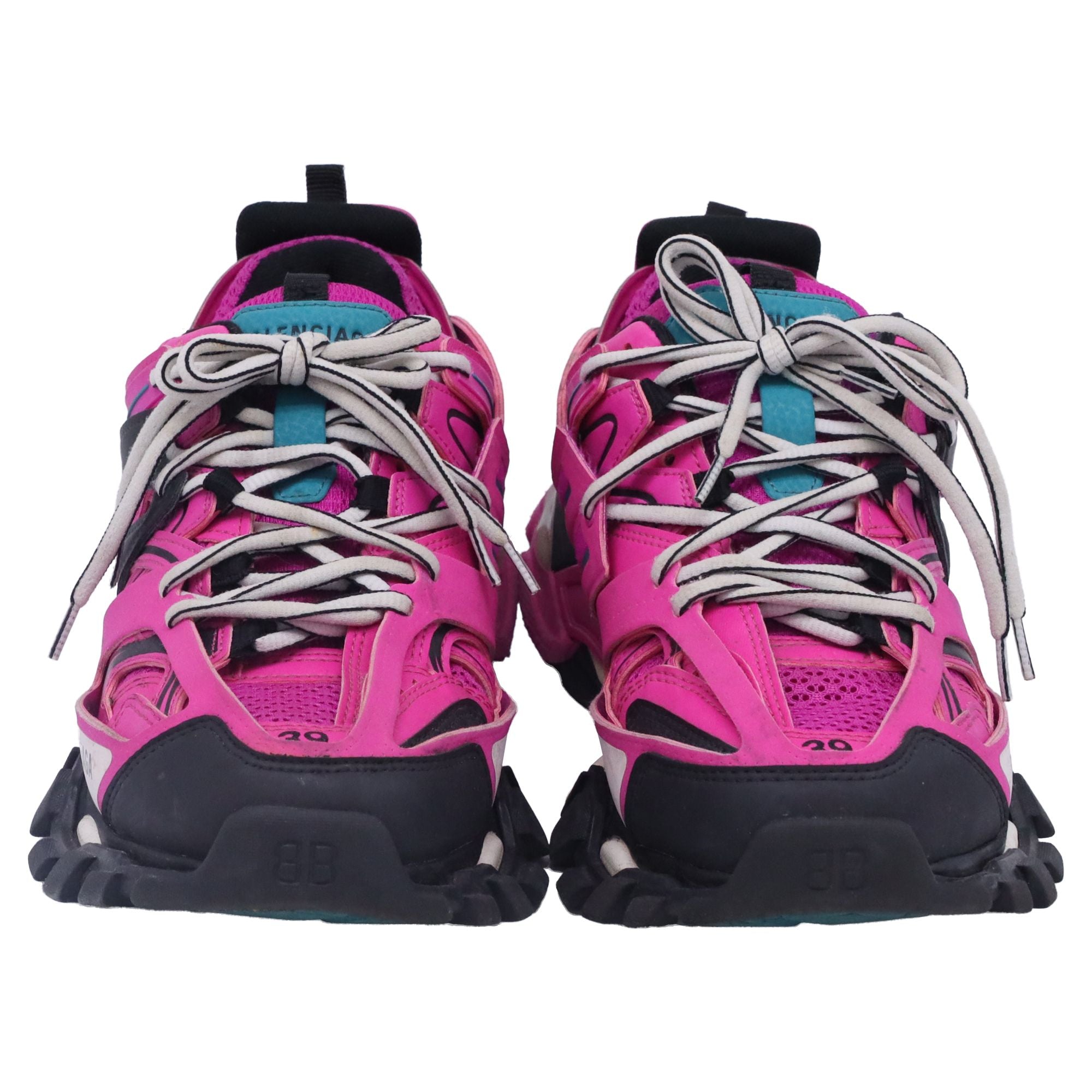 Women's Balenciaga Track Sneakers in Pink Polyurethane