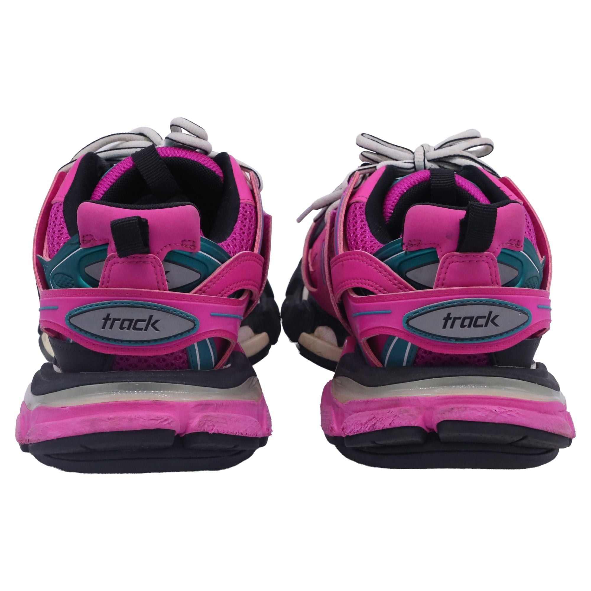 Women's Balenciaga Track Sneakers in Pink Polyurethane
