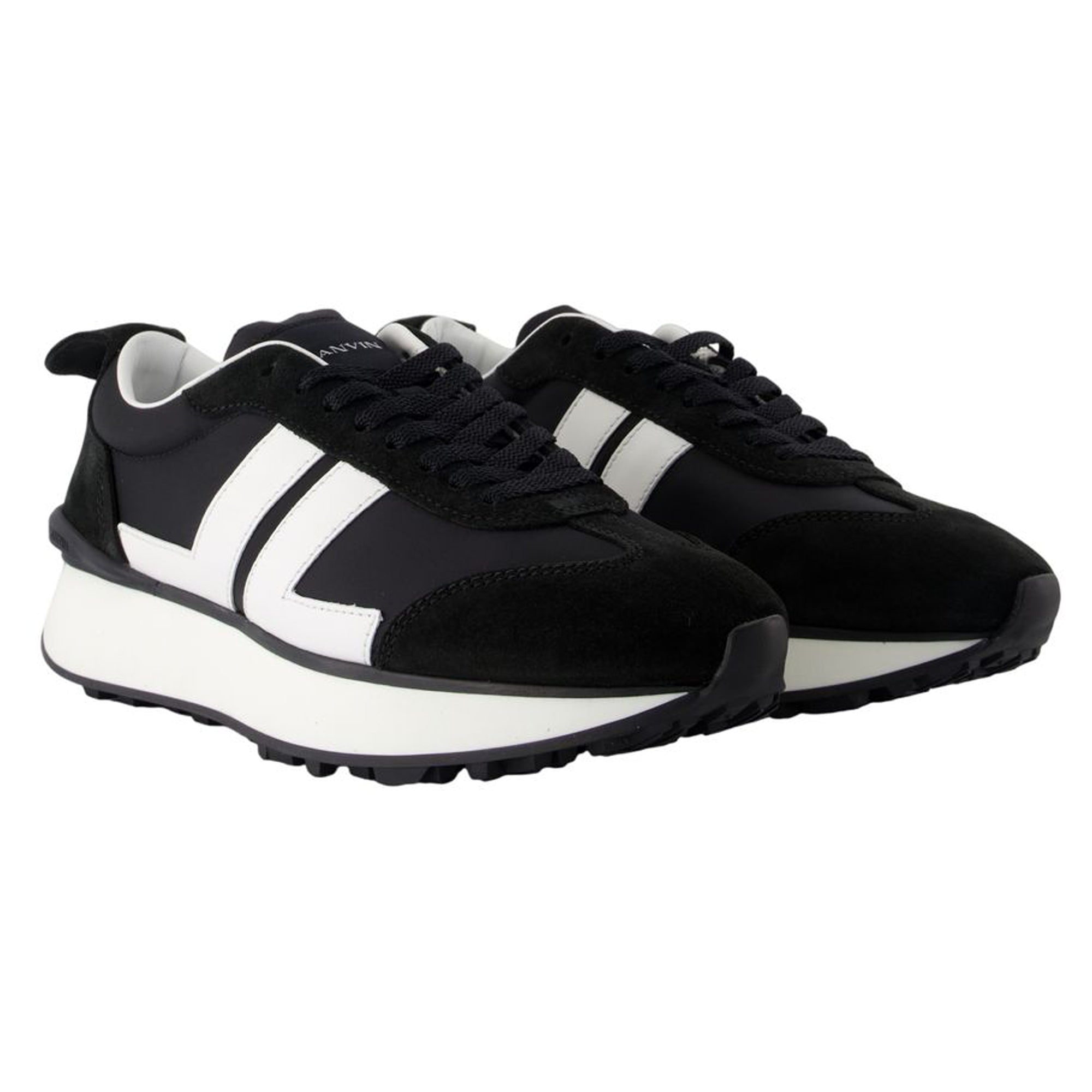 Women's Bumpr Sneakers - Lanvin - Leather - Black