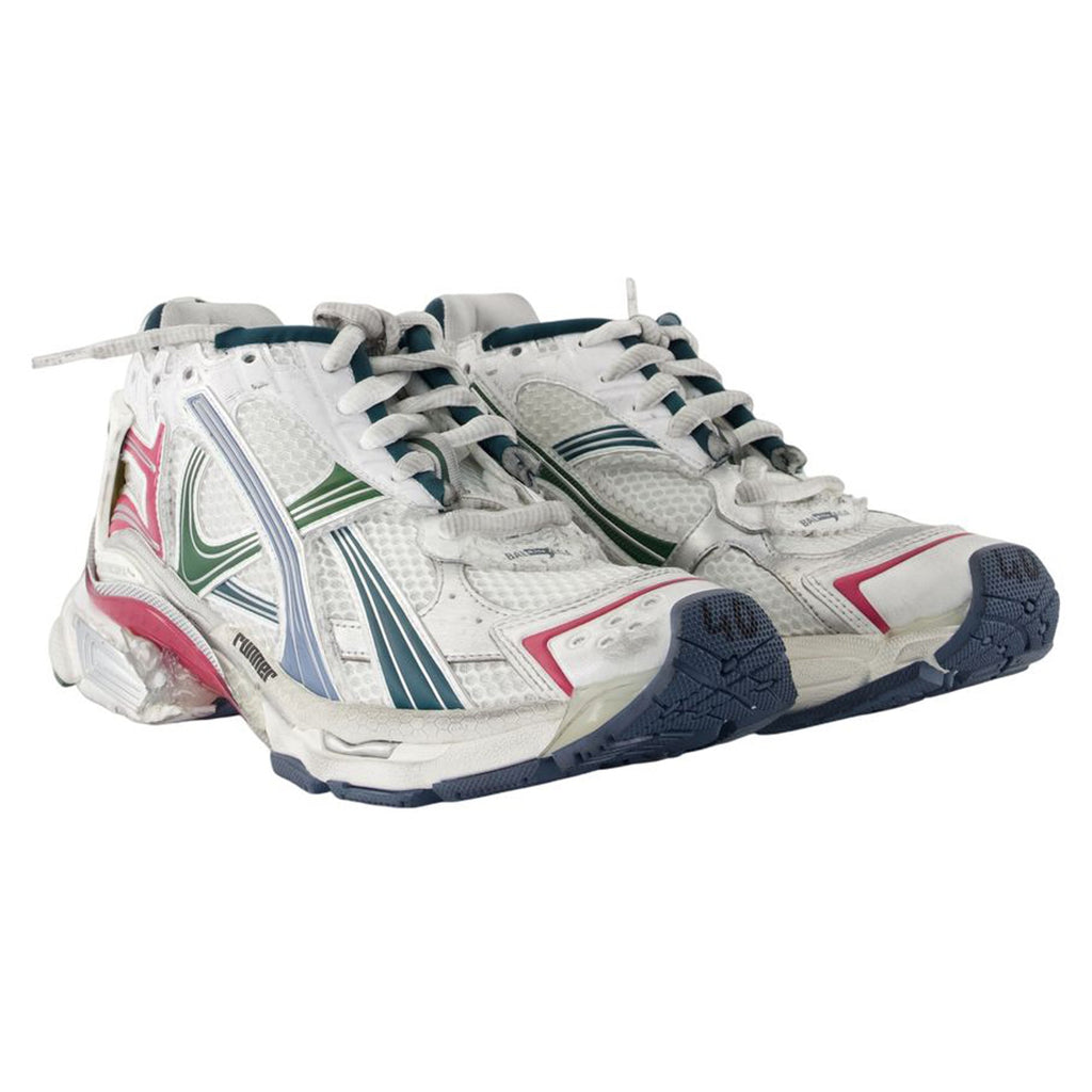 Women's Runner Sneakers - Balenciaga - Synthetic - White
