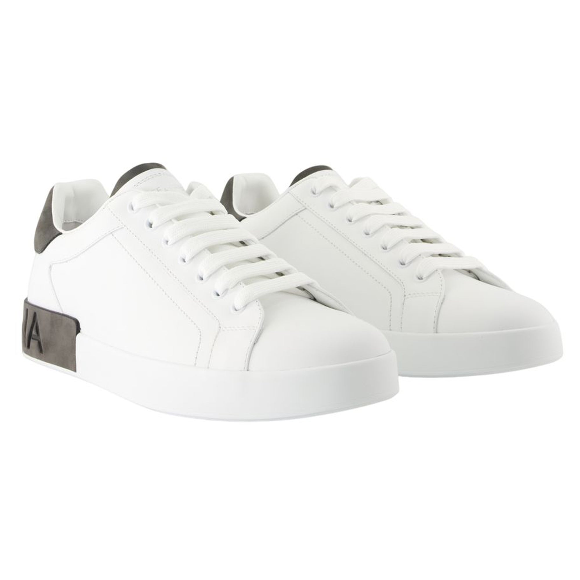 Women's Portofino Sneakers - Dolce&Gabbana - Leather - White