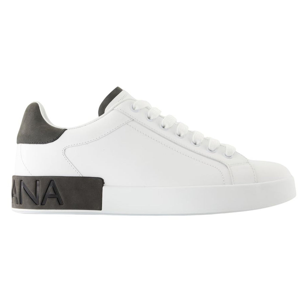 Women's Portofino Sneakers - Dolce&Gabbana - Leather - White