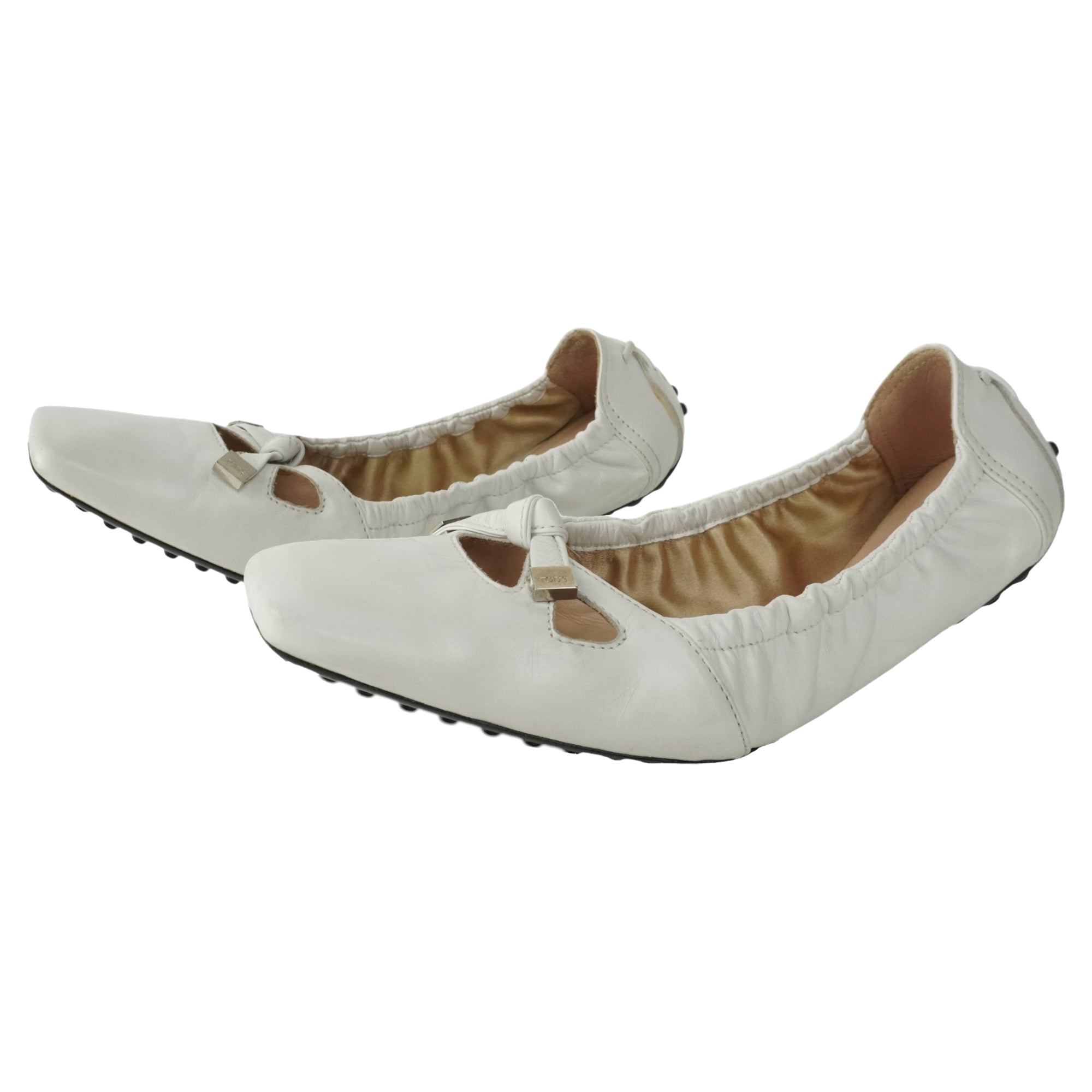 Women's Tod's White Ballerinas