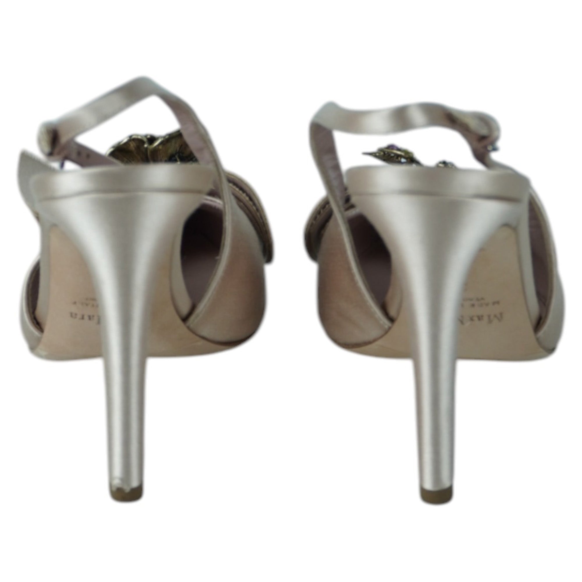 Women's Max Mara Bussola Satin Slingback Pumps